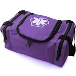 ASA Techmed First Aid Responder EMS Emergency Medical Trauma Bag EMT, Fire Fighter, Police Officer, Paramedics, Nurse, Purple