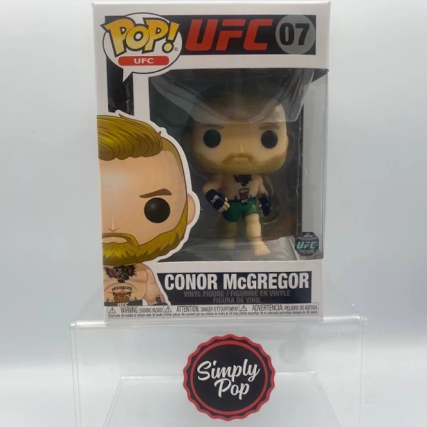 Conor McGregor Signed Autographed Funko Pop Figure Beckett COA