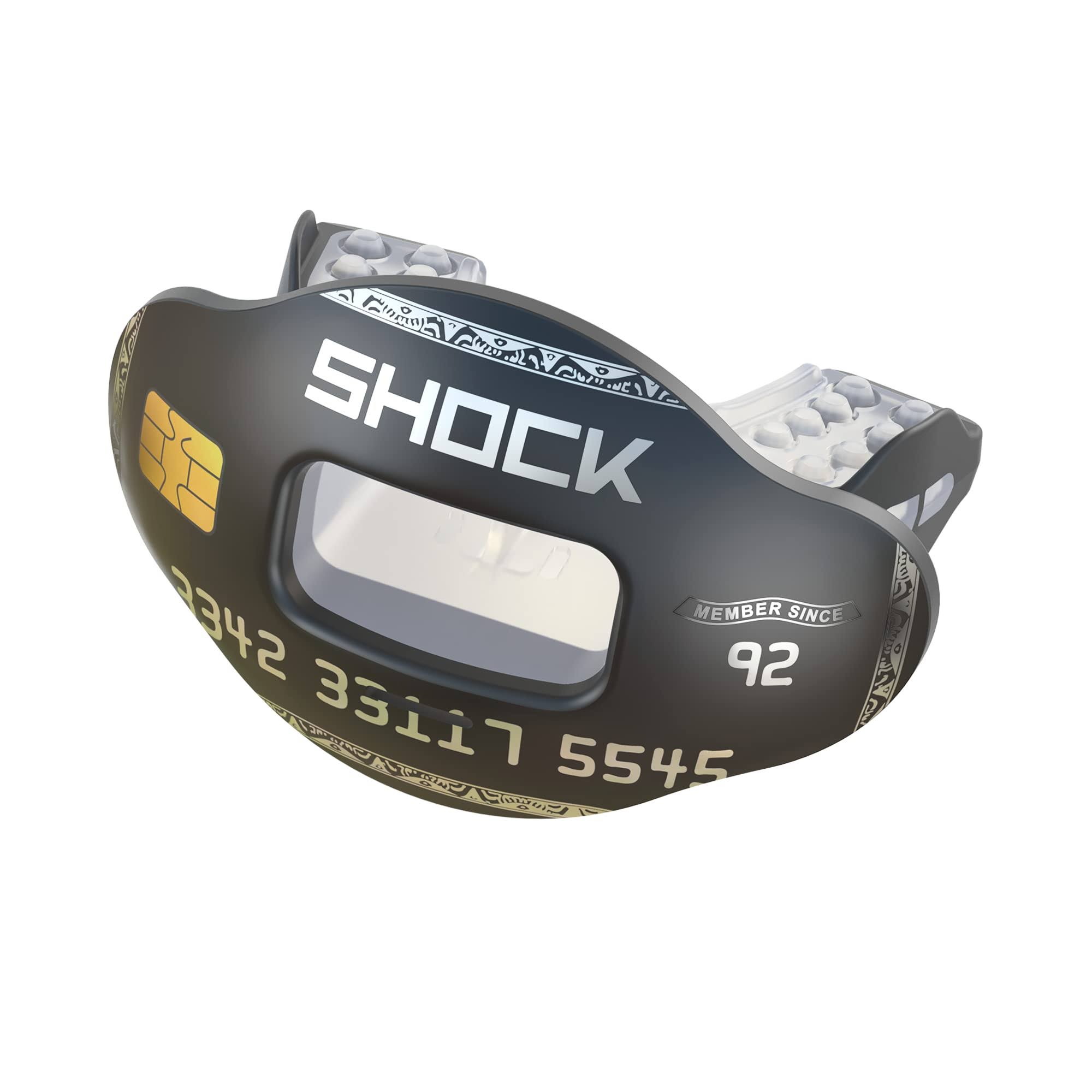 Shock Doctor Chrome Black Card Max Airflow Mouthguard