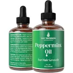 Hair Thickness Maximizer Peppermint Hair Growth Oil - Strengthens & Nourishes All Hair Types - 1oz