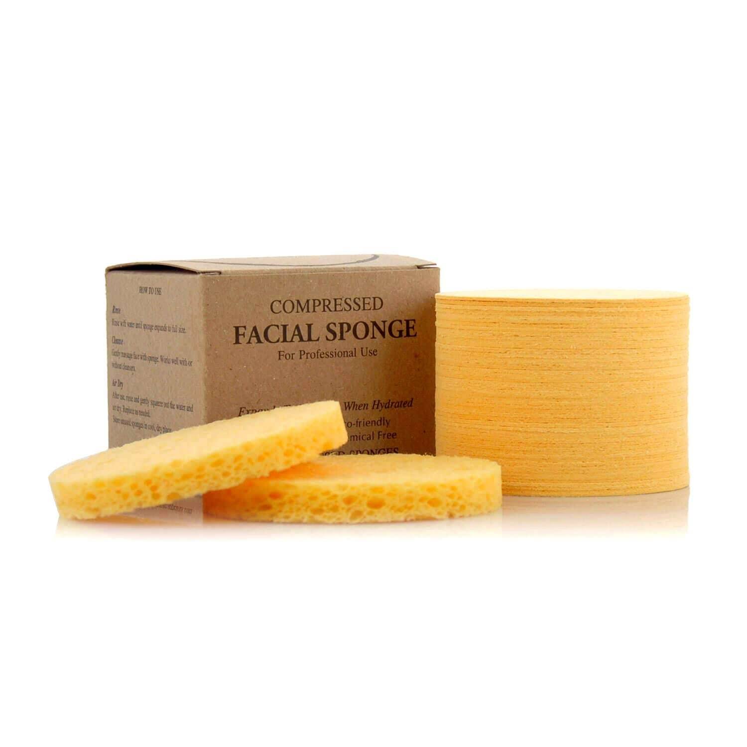 Appearus Face Sponge - Compressed Natural Cellulose Facial Sponges