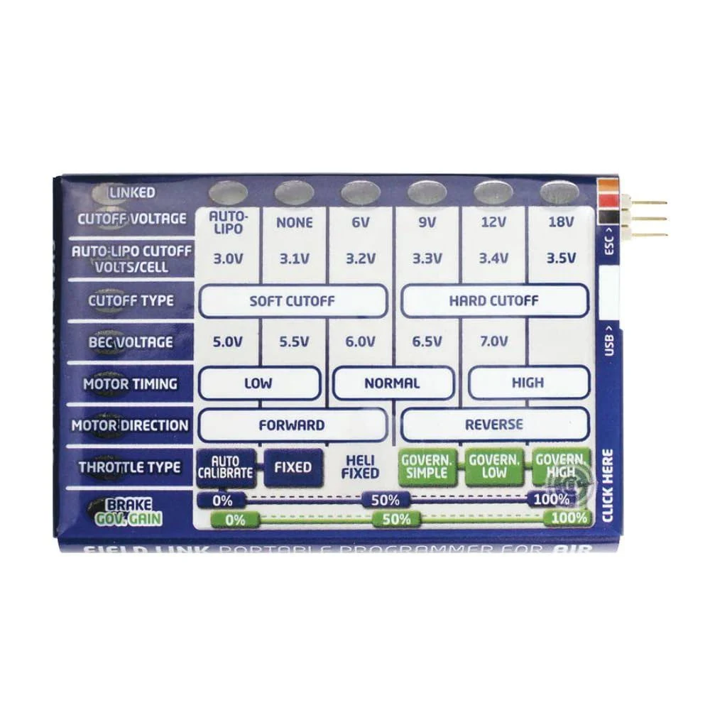 Castle Creations Field Link Portable Programmable Card for Flying 010-0063-01