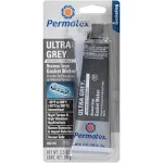 Permatex 82194-12PK Ultra Grey Rigid High-Torque RTV Silicone Gasket Maker, 3 Ounce (Pack of 12)