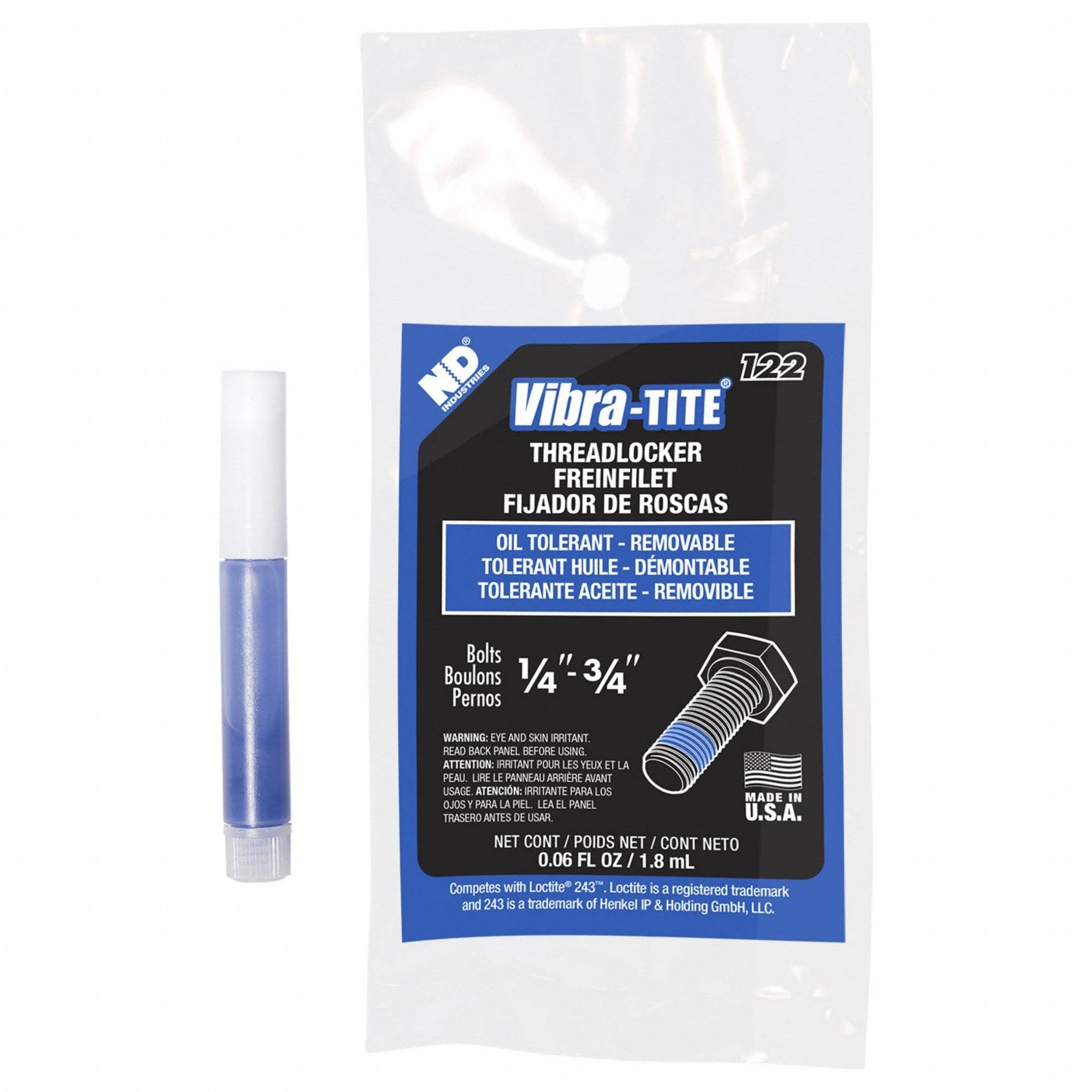 Vibra-Tite Medium-Strength Threadlocker