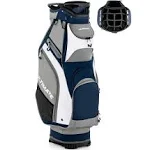 Tangkula 11" Golf Cart Bag with 14 Way Full-Length Top Dividers, Light