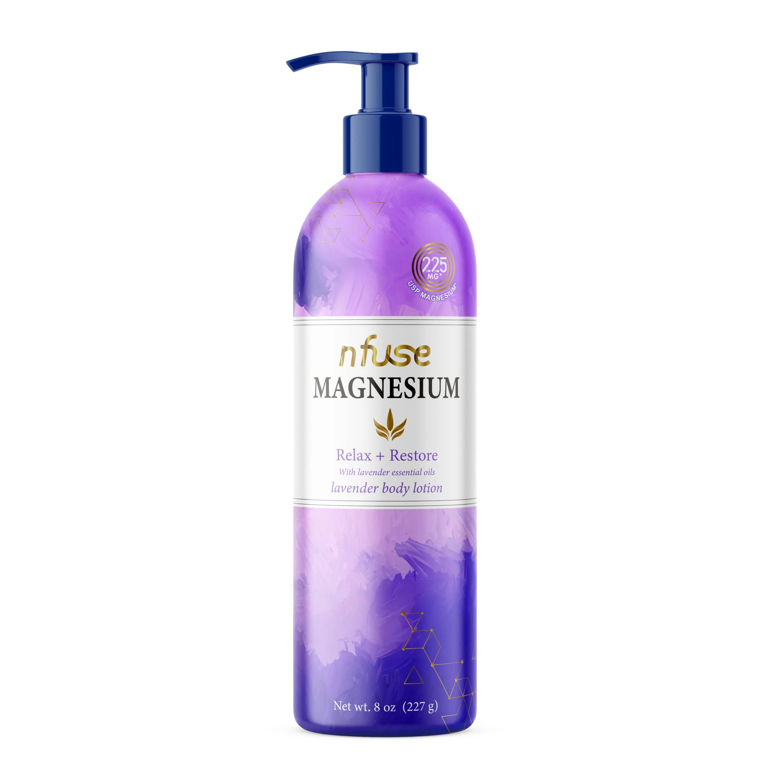 Nfuse Lavender Magnesium Lotion, 8-Ounce