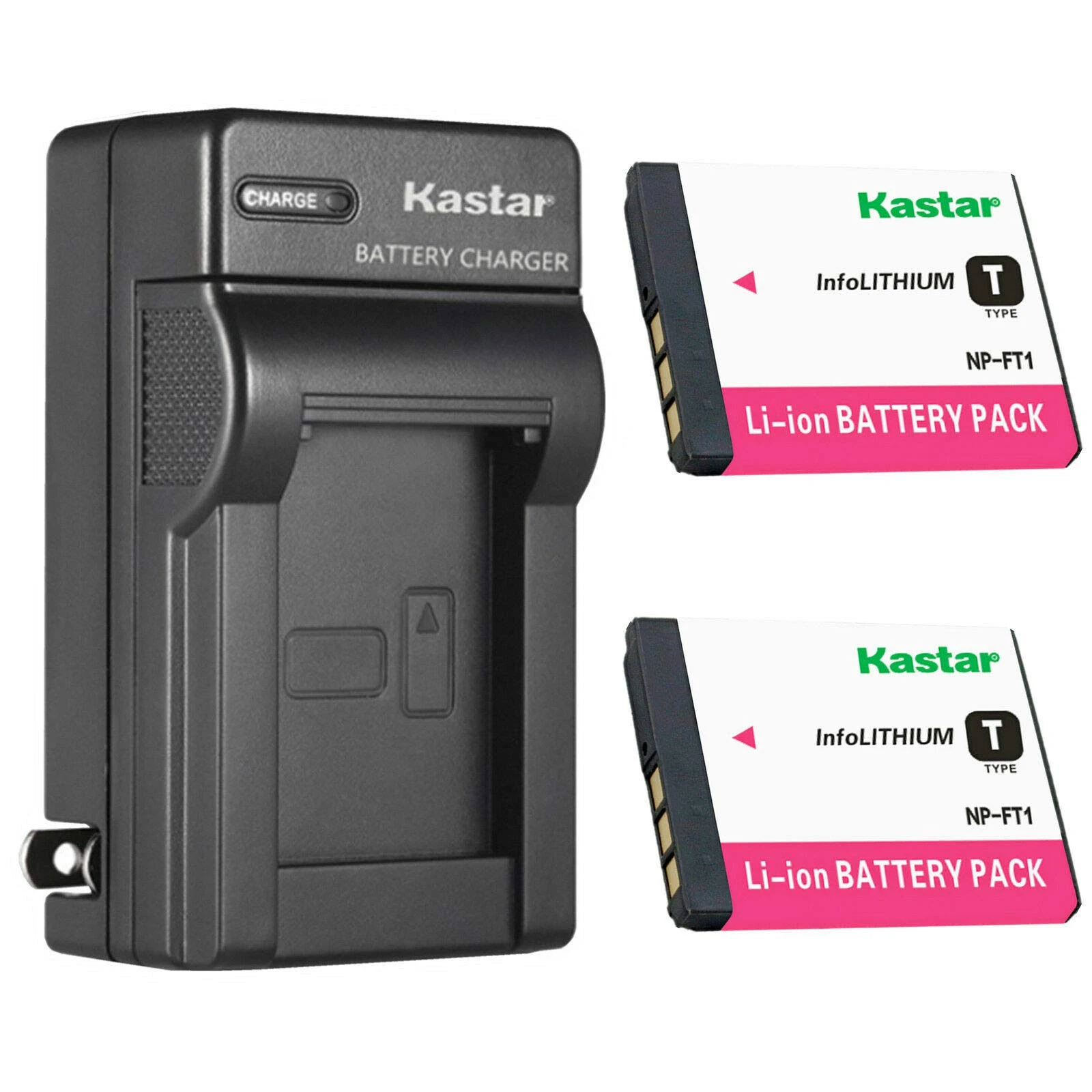 Kastar Battery Wall Charger for Sony NP-FT1 FT1 &amp; Sony Cyber-shot DSC-T1 Camera