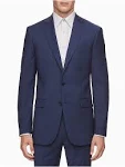 Calvin Klein Men's Slim Fit Blue Suit Jacket - 42 Regular