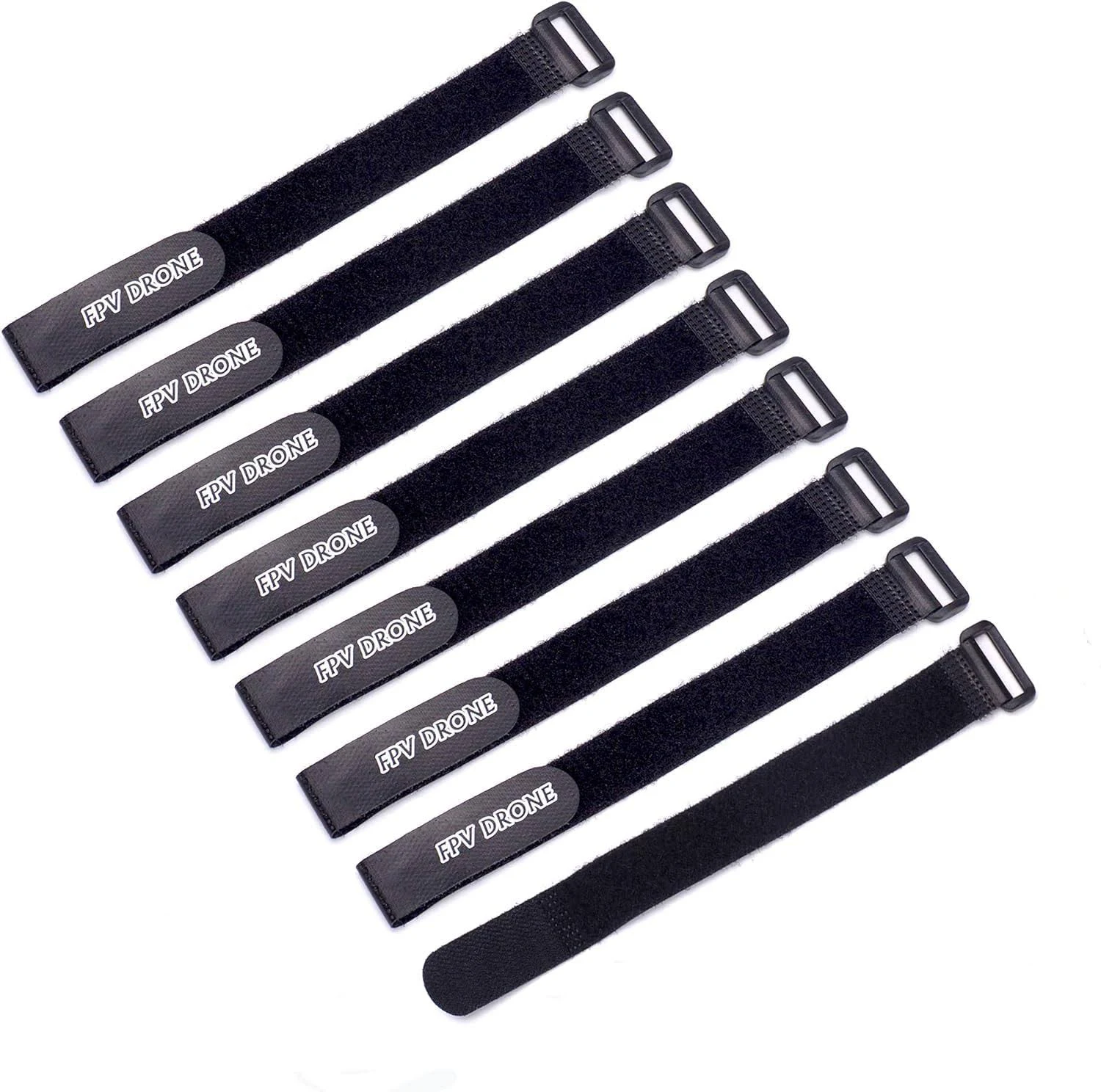 RC Lipo Battery Straps 20mm x 250mm Non-Slip Rubberized Battery Tie Down Straps for RC Drone Boat Car(8Pcs)