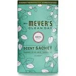 MRS. MEYER'S CLEAN DAY Air Freshener Sachets, Fragrance for your Locker, Car, Closet, and Gym Bag, Lavender, Pack of 3