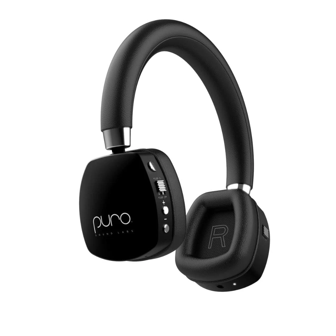 Puro Sound Labs PuroQuiet Plus Volume Limited Onear Active Noise Cancelling Bluetooth Headphones Lightweight Headphones for Ki