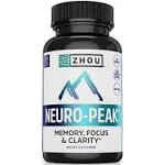 Zhou Nutrition Neuro-Peak Capsules, 30 ct