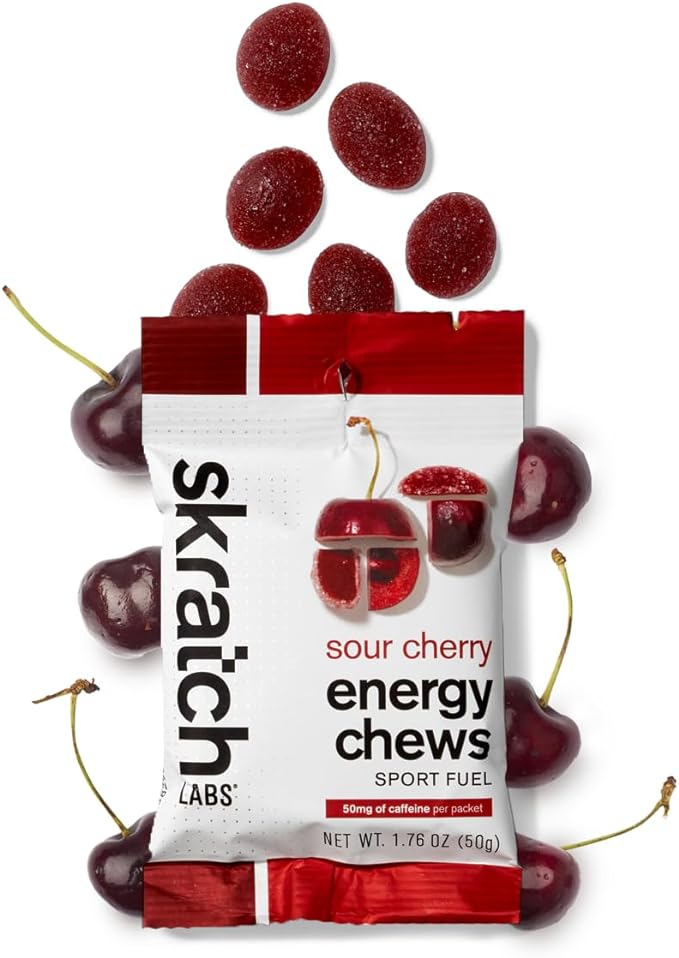 Skratch Labs Energy Chews | Energy Gummies for Running, Cycling, and Sports Preformance | Energy Gel Alternative | Variety Pack (10 Pack) | Gluten Free, Vegan