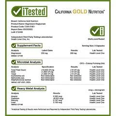 Magnesium Bisglycinate, Formulated with TRAACS®, 200 mg, 60 Veggie Capsules (100 mg per Capsule)