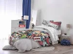 Marvel Comics 80th Anniversary Full/Queen Comforter Sham Set, 3 Pieces - Multi-Color