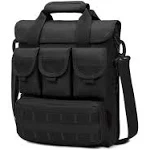 CamGo Tactical Briefcase for 12 inch Laptops Heavy Duty Military Shoulder Messenger Bag Mens Handbag