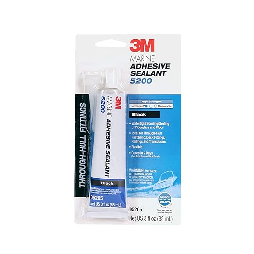 3M 5200 Marine Adhesive Sealant 3 oz - Black