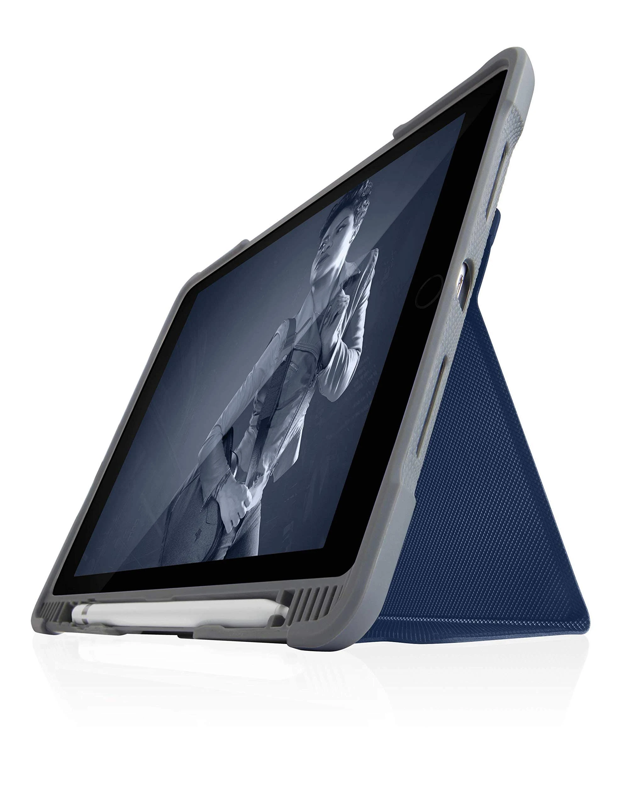 STM Goods Dux Plus Duo Carrying Case for 10.2" Apple iPad (7th Generation) Tablet - Midnight Blue