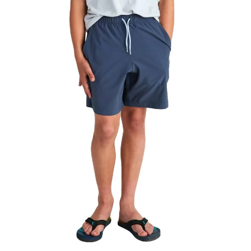 Free Fly Boy's Breeze Short - Quick-Dry, Moisture-Wicking, Breathable Performance Shorts with Sun Protection - UPF 50+