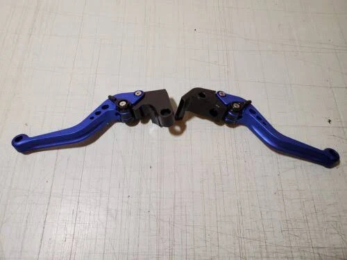 Short Brake Clutch Levers Compatible with GROM MSX125 2014-2019, CBR250R 2011-2013, CBR300R/CB300F/FA 2014-2019, CB400F/CB400R 2013-2015, CBR500R/CB500F/X 2013-2019, Monkey 125 2018-2019,Black