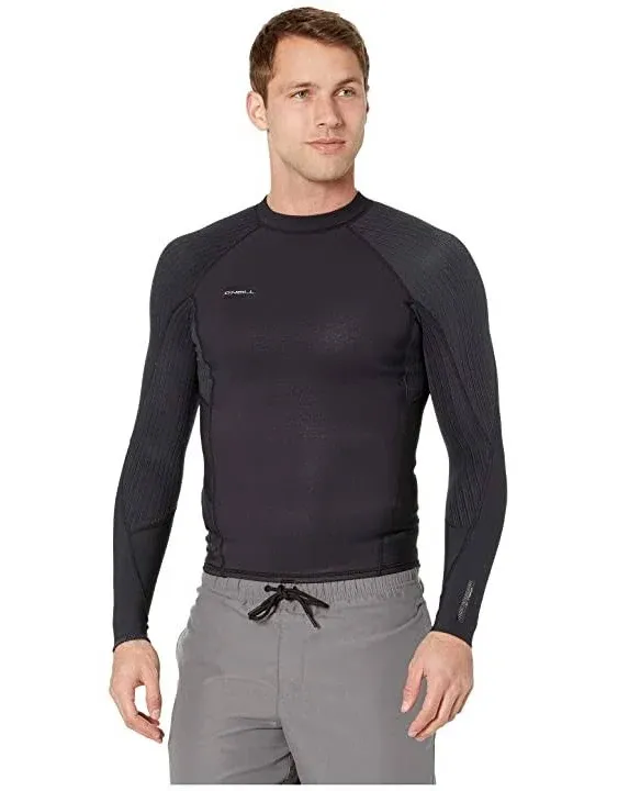 O'Neill Men's Hyperfreak 1mm Neoprene/Skins Long Sleeve Top