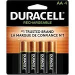 Duracell Rechargeable NiMH Batteries with Duralock Power Preserve Technology AA