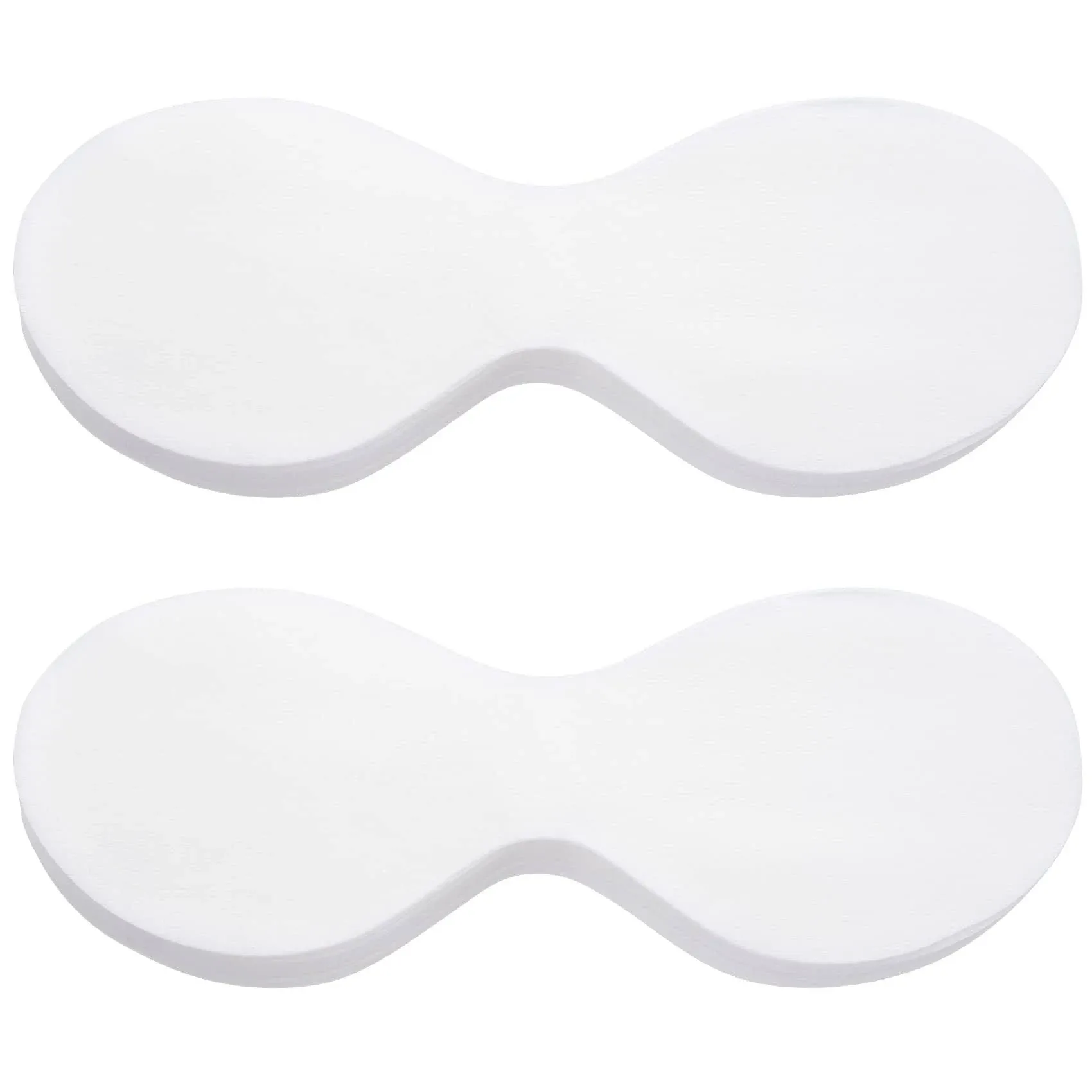 PAGOW 200 Sheets Disposable Non Woven Eye Care, Cotton Paper Facial Eye Pads Spa, DIY Clear Eye Mask Paper Beauty Sheets for Skincare Spa Wrap Moisture Retention