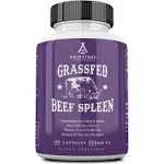 Ancestral Supplements Grass Fed Beef Spleen Desiccated Immune, Allergy, Iron 5