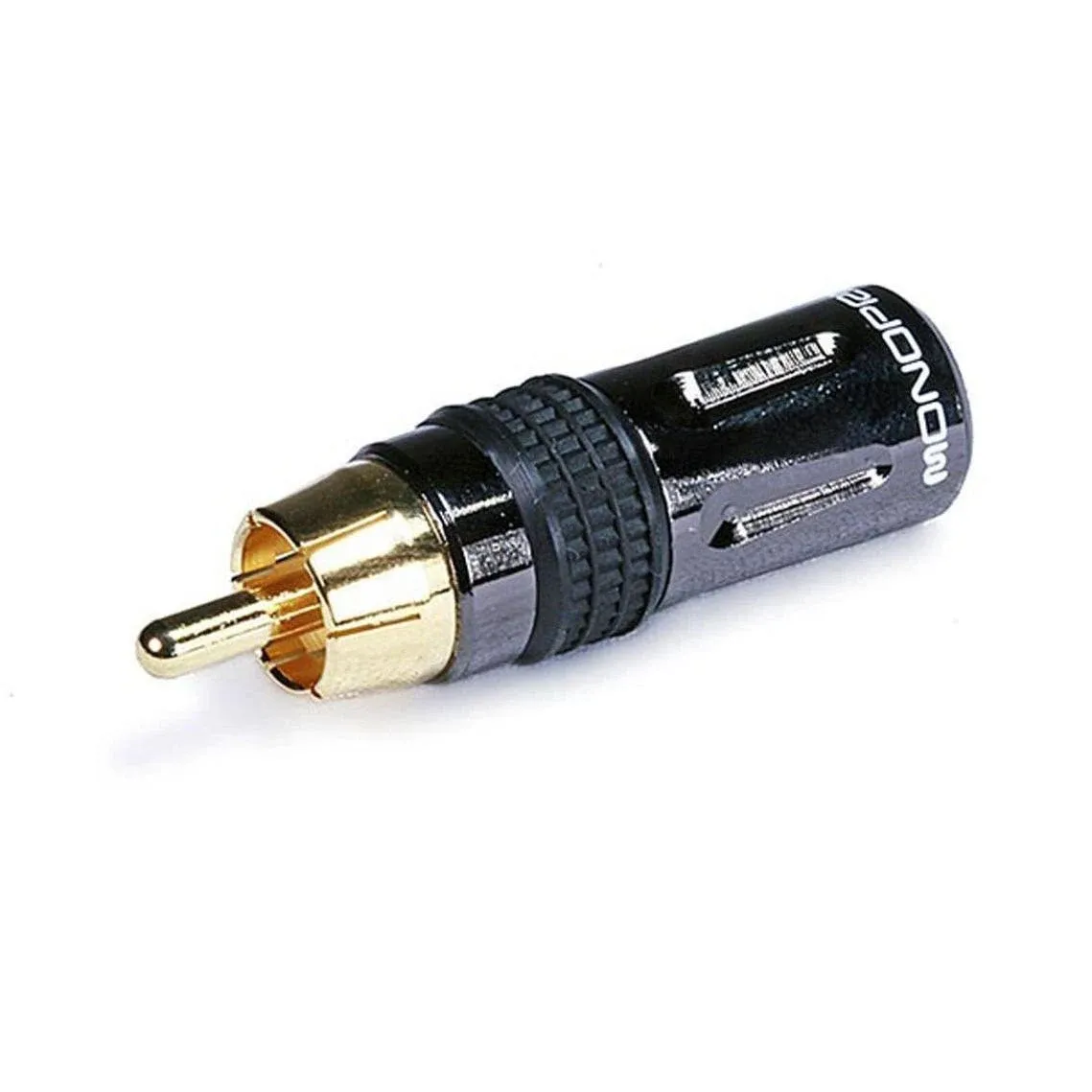 Monoprice Gold Plated RCA Plug | Metal Connector Body