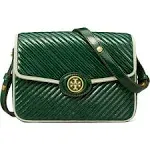 Tory Burch Women's Robinson Puffy Patent Quilted Convertible Bag