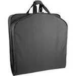 WallyBags 52" Deluxe Travel Garment Bag with Two Pockets - Black