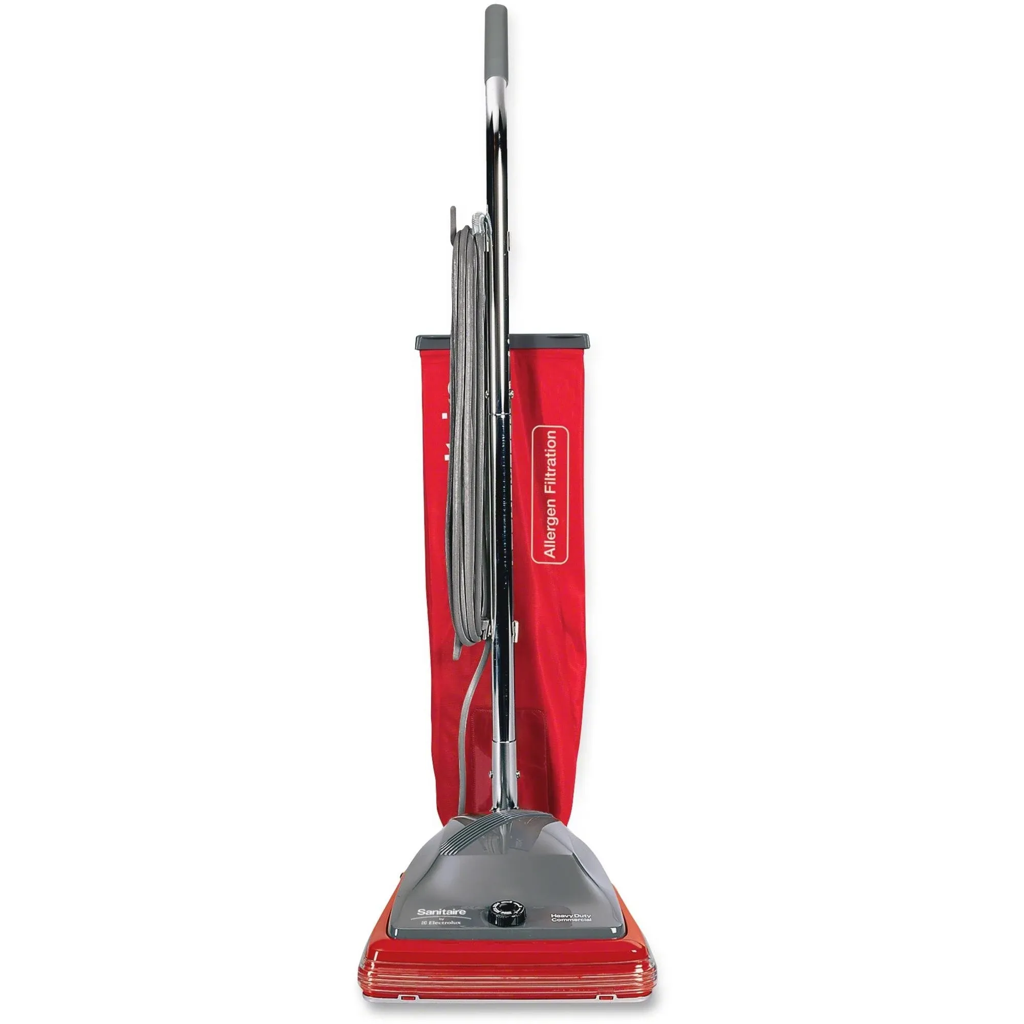 Sanitaire, TRADITION UPRIGHT BAGGED VACUUM, 5 AMP, 19.8 LB, RED/GRAY