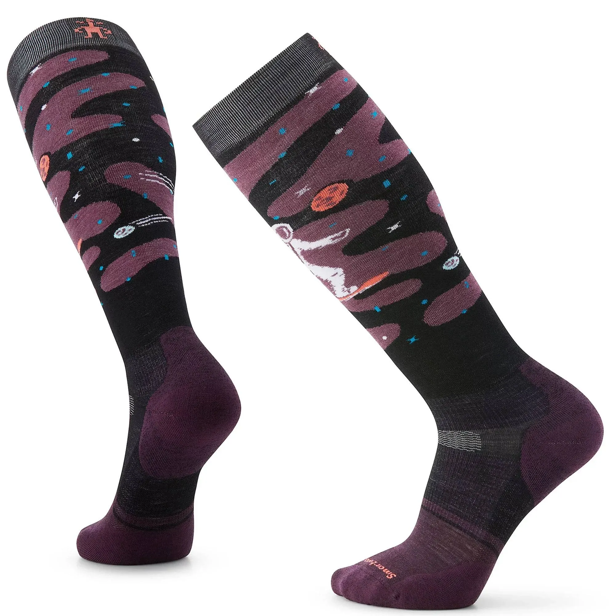 Smartwool Snowboard Astronaut Targeted Cushion Merino Wool Over The Calf Socks For Men and Women