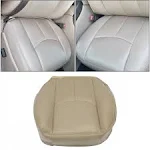 Ecotric Passenger Seat Bottom Cover Synthetic Leather Compatible With 2003-2007 Gmc Sierra Chevrolet Silverado 1500 2500 3500 at MechanicSurplus.com