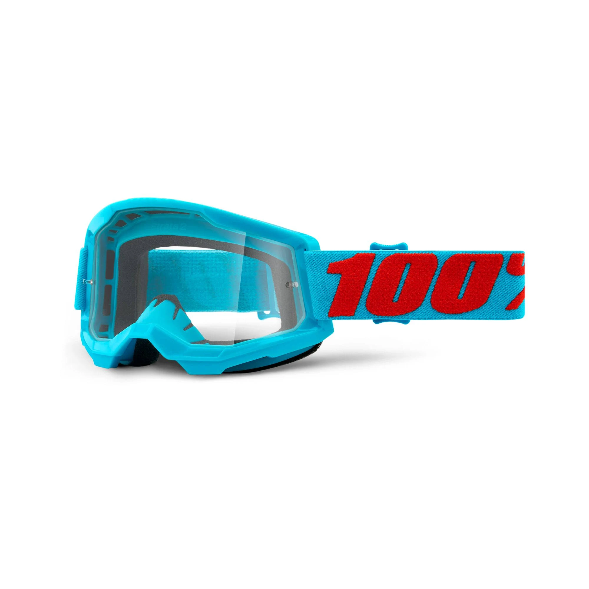 100 Percent Strata 2 Goggles - Clear Lens - Black