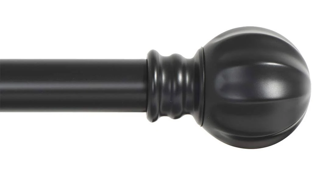 Ivilon Curtain Rod with Ball Finials