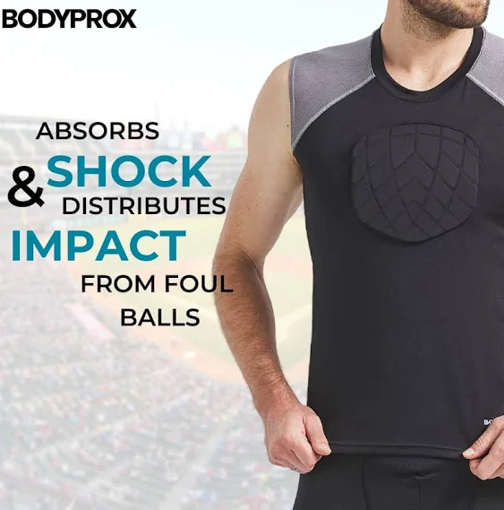 BODYPROX Baseball Chest Protector Shirt