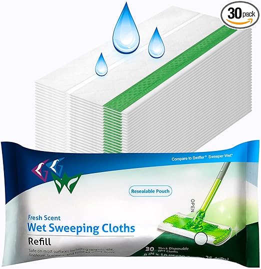 For Swiffer Sweeper Mop Replacement Pad Wet And Dry Flip Mop Mop Cloths