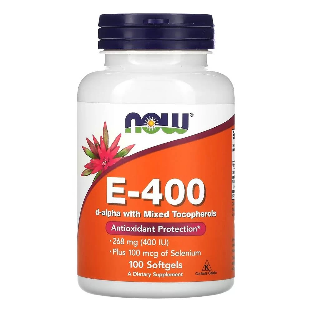 Now Foods - Vitamin-E 400 IU - 100 Softgels