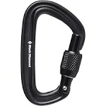 Black Diamond LiteForge Screwgate Carabiner Black