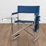 Picnic Time Navy Sports Chair