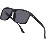 NIEEPA Men&#039;s Sports Polarized Sunglasses Square Frame Glasses NP1007