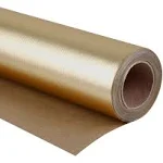 Wrapaholic Basic Texture Matte Gold Gift Wrapping Paper Roll