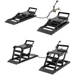 Black Widow Hydraulic Car Lift with Ramp - 3,000 lb. per Pair Capacity