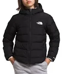 The North Face Girls' Reversible North Down Hooded Jacket - Small - TNF Black