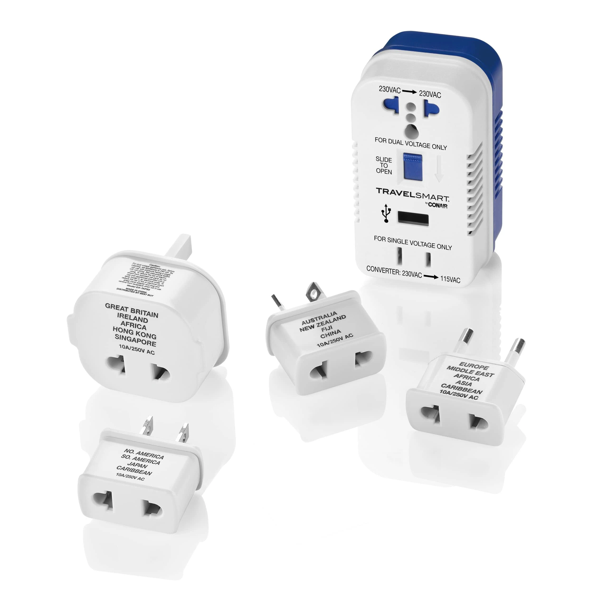 Travel Smart TS703CRN 2-Outlet 1,875-Watt Converter