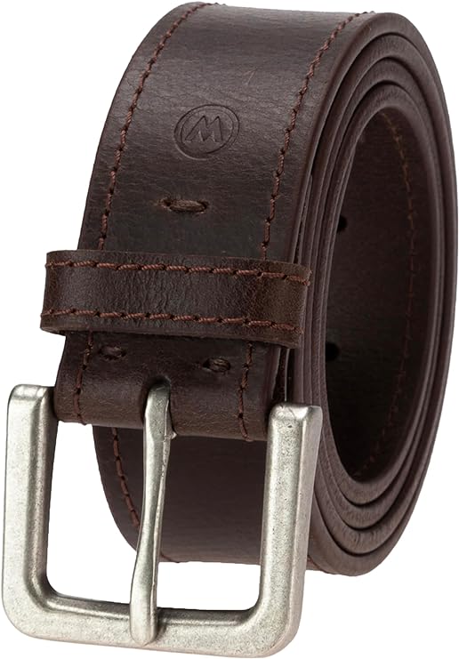 Wrangler Men’s Leather Belt, Country Casual Every Day Belt for Jeans