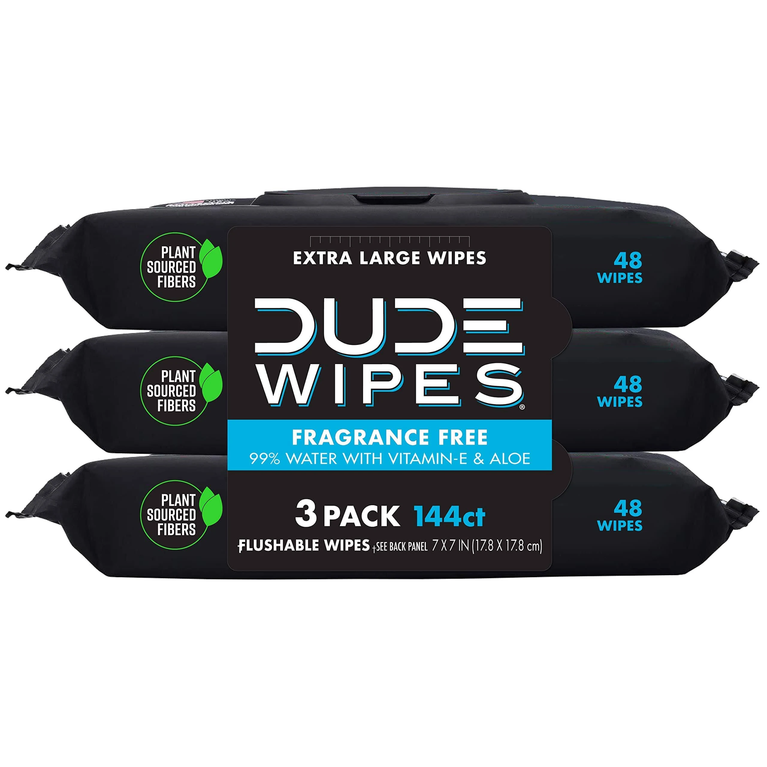 Dude Wipes Flushable Wipes, XL 3 ea