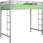 Walker Edison Metal Twin Loft Bed