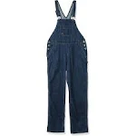 Dickies Women's Relaxed Bib Overalls - Rinsed Brown Duck - 2XL